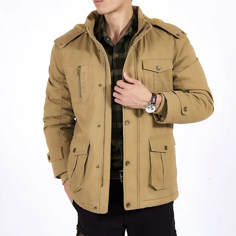 Elegante gewatteerte Bomberjacke
