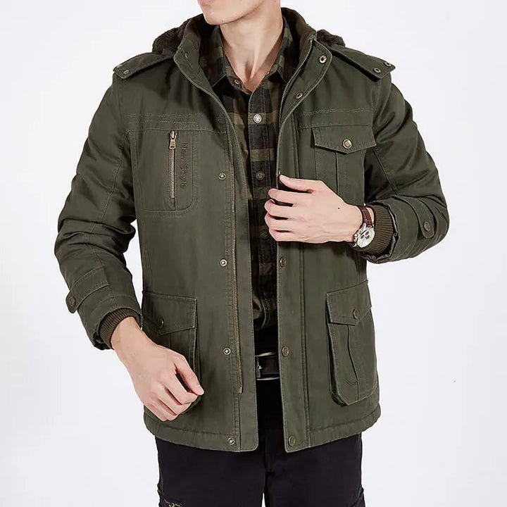 Elegante gewatteerte Bomberjacke