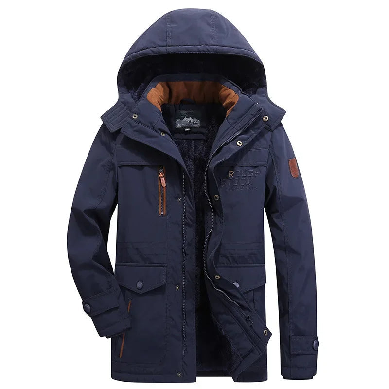 Elegante gesteppte Winterjacke