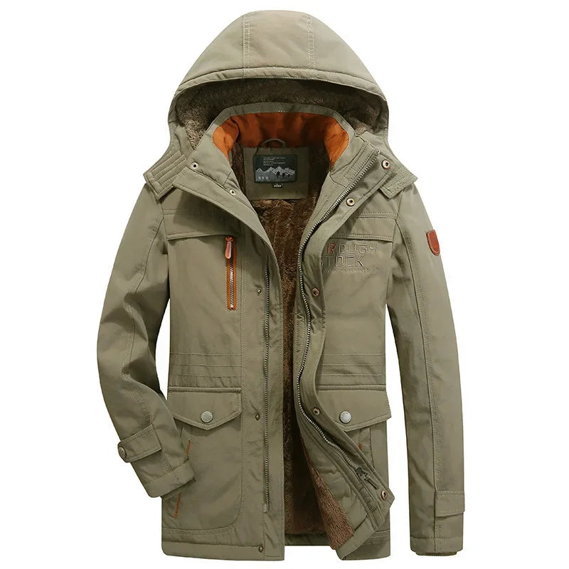 Elegante gesteppte Winterjacke