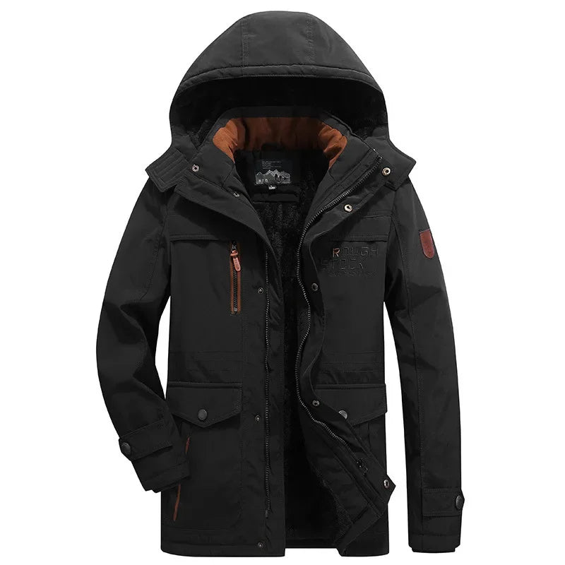 Elegante gesteppte Winterjacke
