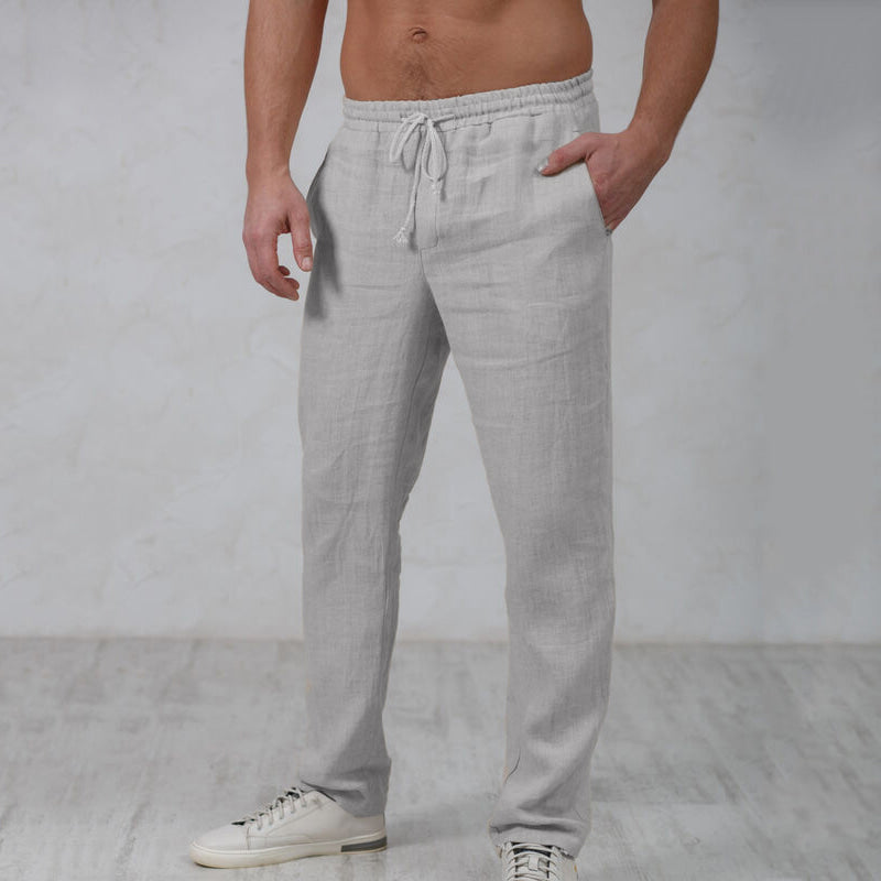 Elegante Leinenhose