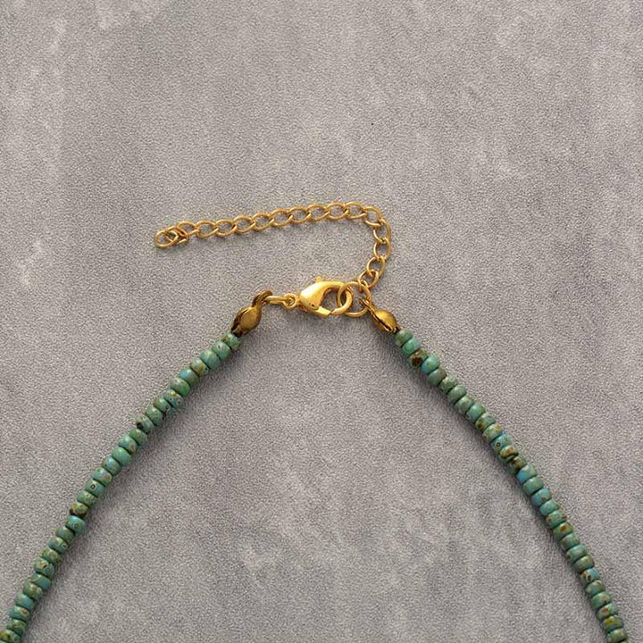 Amazonite Drop Necklace - Amazonite 
