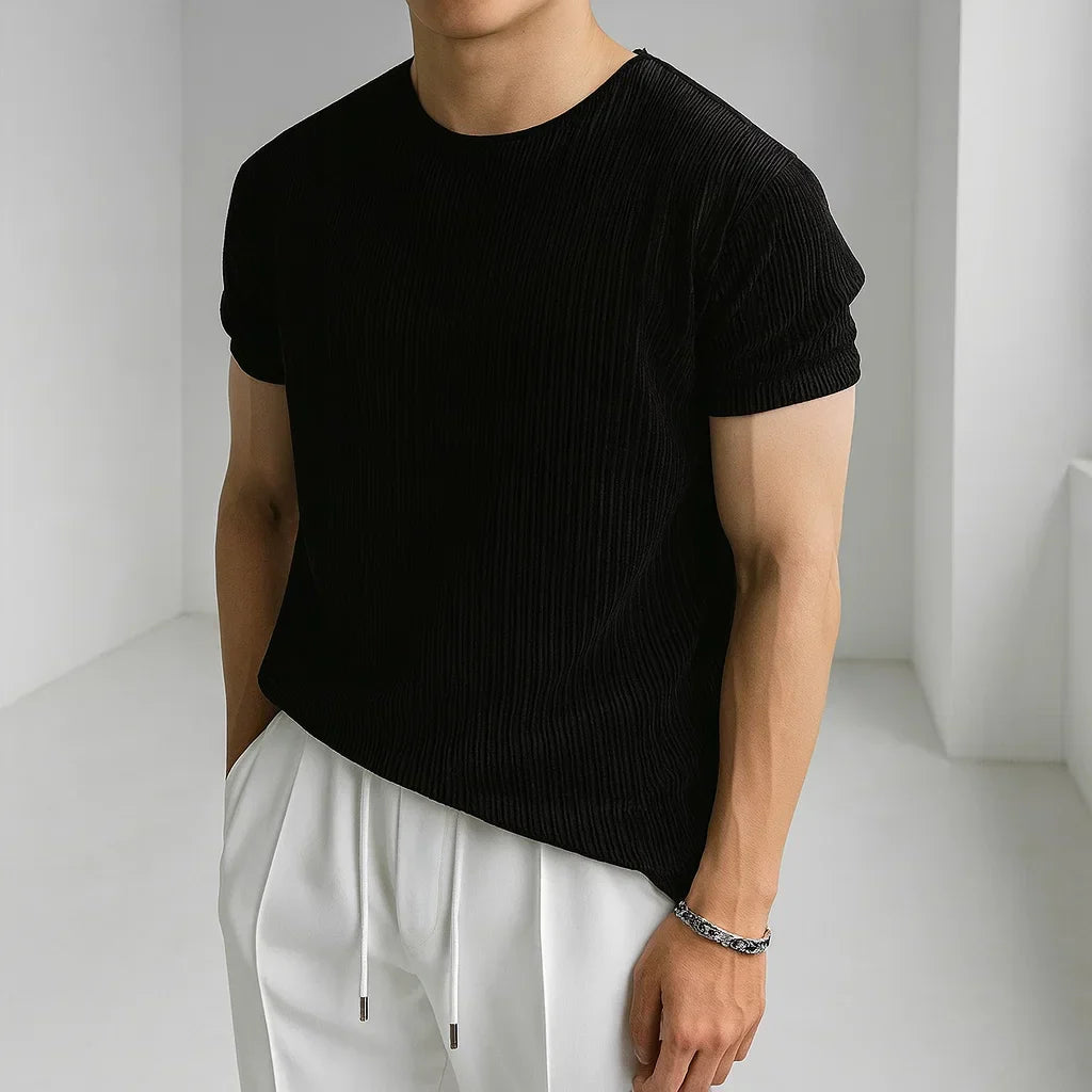 Elegantes Strick-T-Shirt