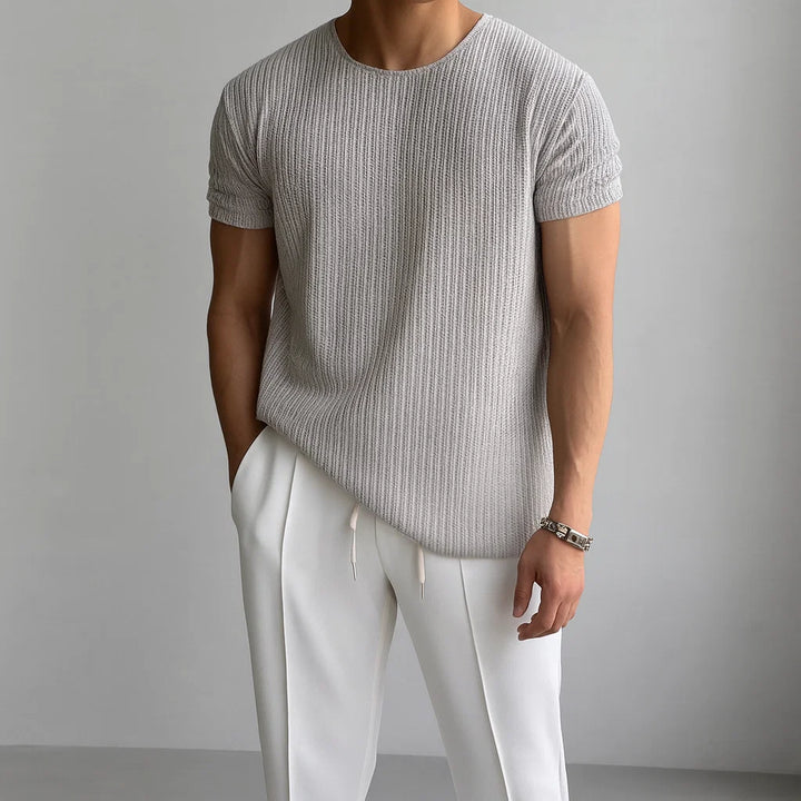 Elegantes Strick-T-Shirt