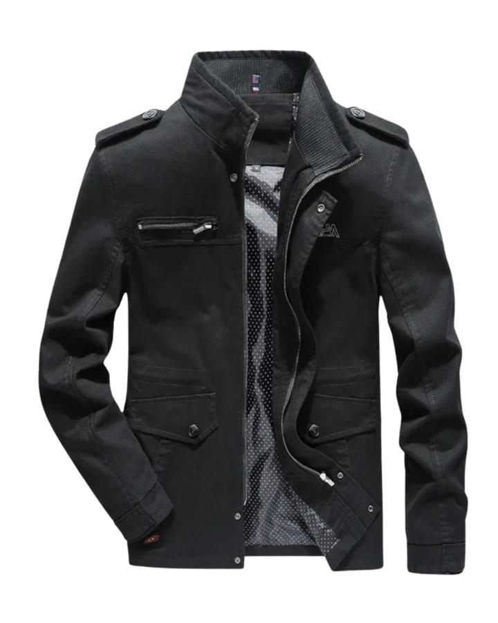 Elegante Baumwoll Cargo Jacke