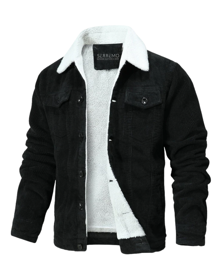 Lässige Fleecegefütterte Jacke