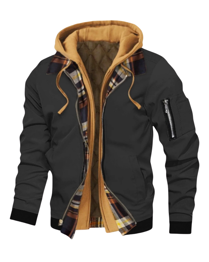 Lässige Jacke mit Kapuze