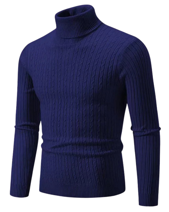 Eleganter Herrenrollkragenpullover