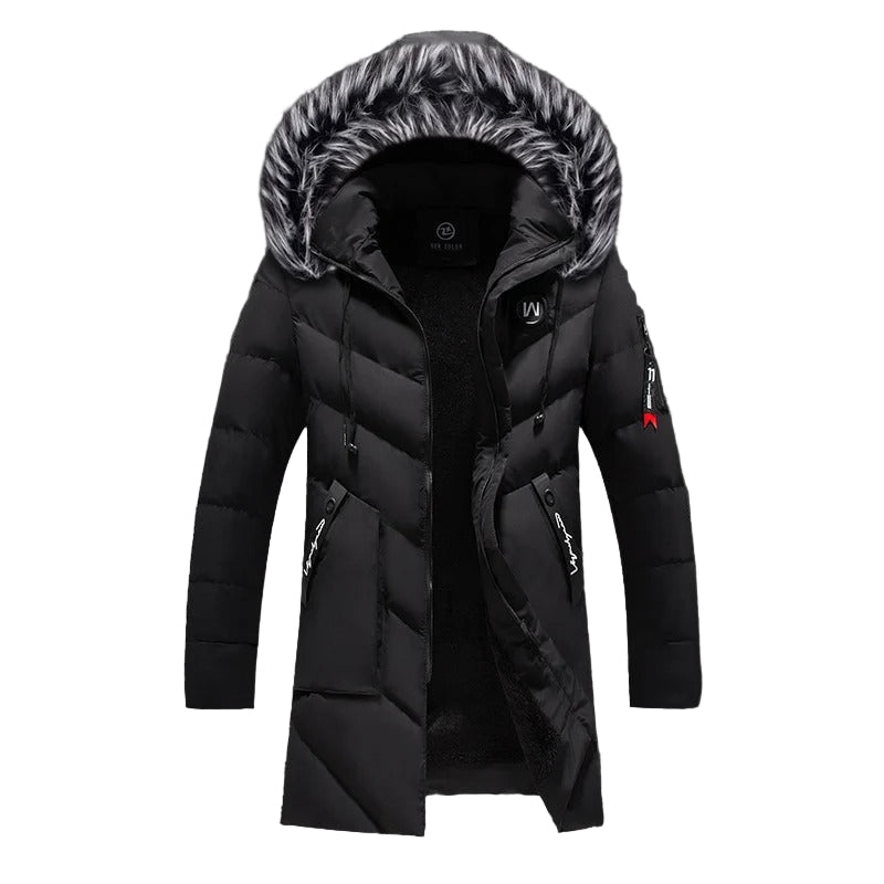 Elegante winddichte Parkajacke