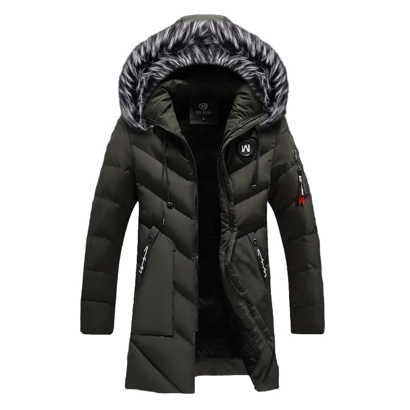 Elegante winddichte Parkajacke