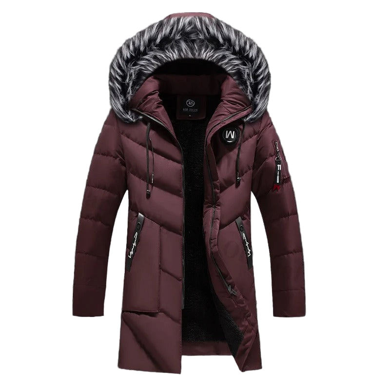 Elegante winddichte Parkajacke