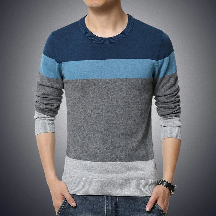 Lässiger Baumwollpullover für Herren