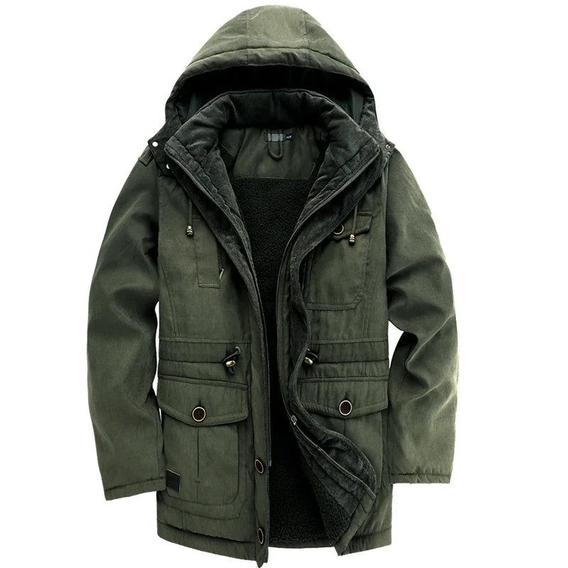 Elegante wattierte Jacke für draußen