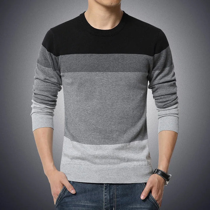 Lässiger Baumwollpullover für Herren