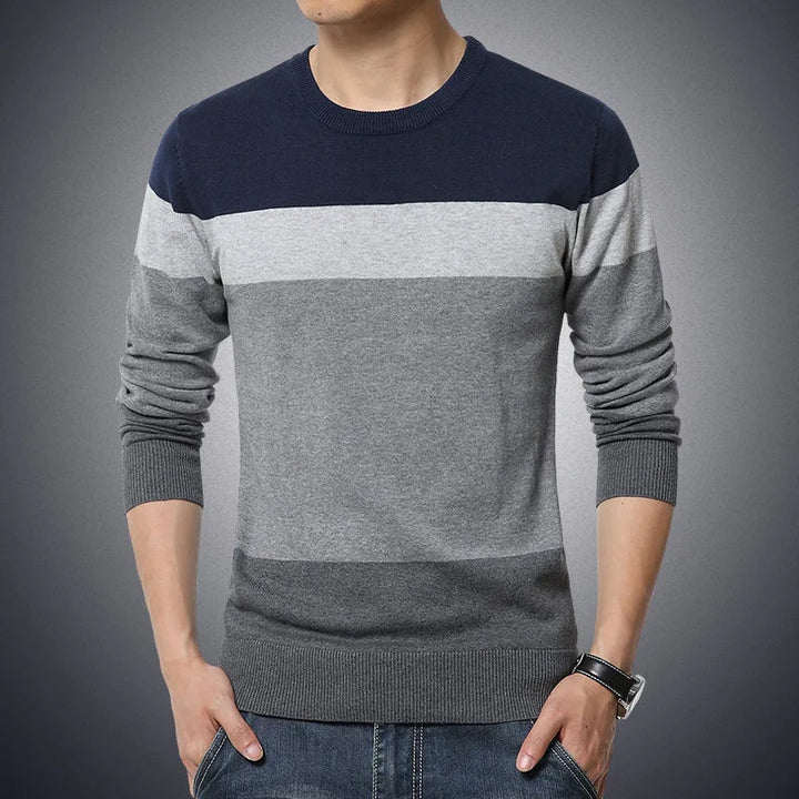 Lässiger Baumwollpullover für Herren