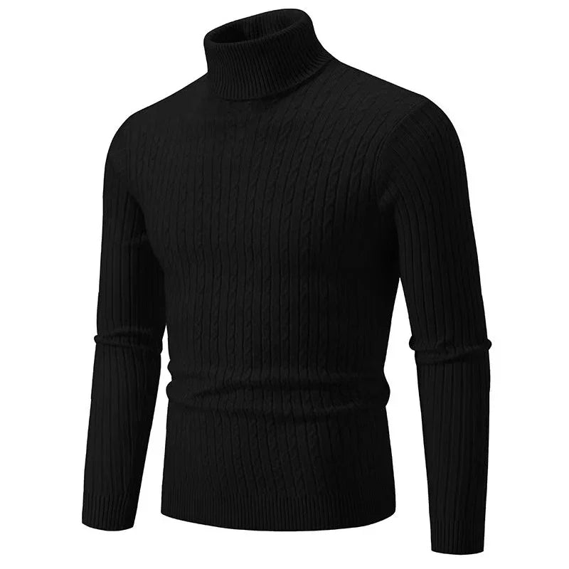 Eleganter Herrenrollkragenpullover