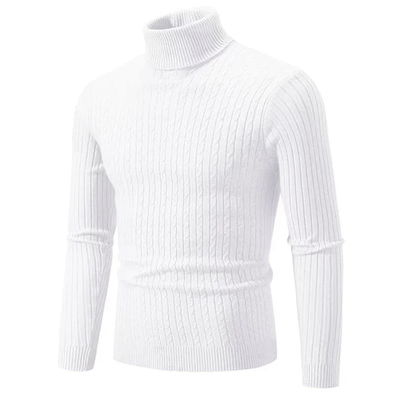 Eleganter Herrenrollkragenpullover